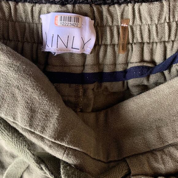 Kinly Green High Waisted Joggers - Picture 7 of 9